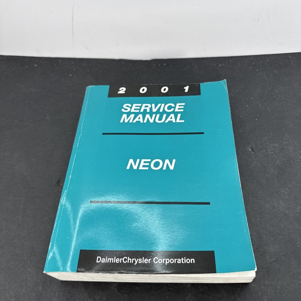 OEM 2001 DODGE NEON ORIGINAL FACTORY SERVICE MANUAL SHOP REPAIR